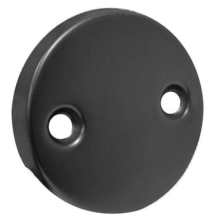 Jones Stephens Oil Rubbed Bronze Two-Hole Overflow Plate P3565RB